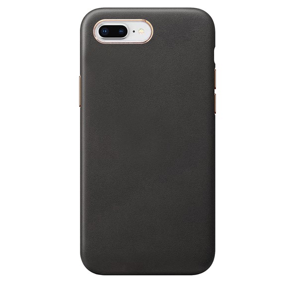 Apple iPhone 8 Plus CaseUp Leather Woven Kılıf Siyah 2